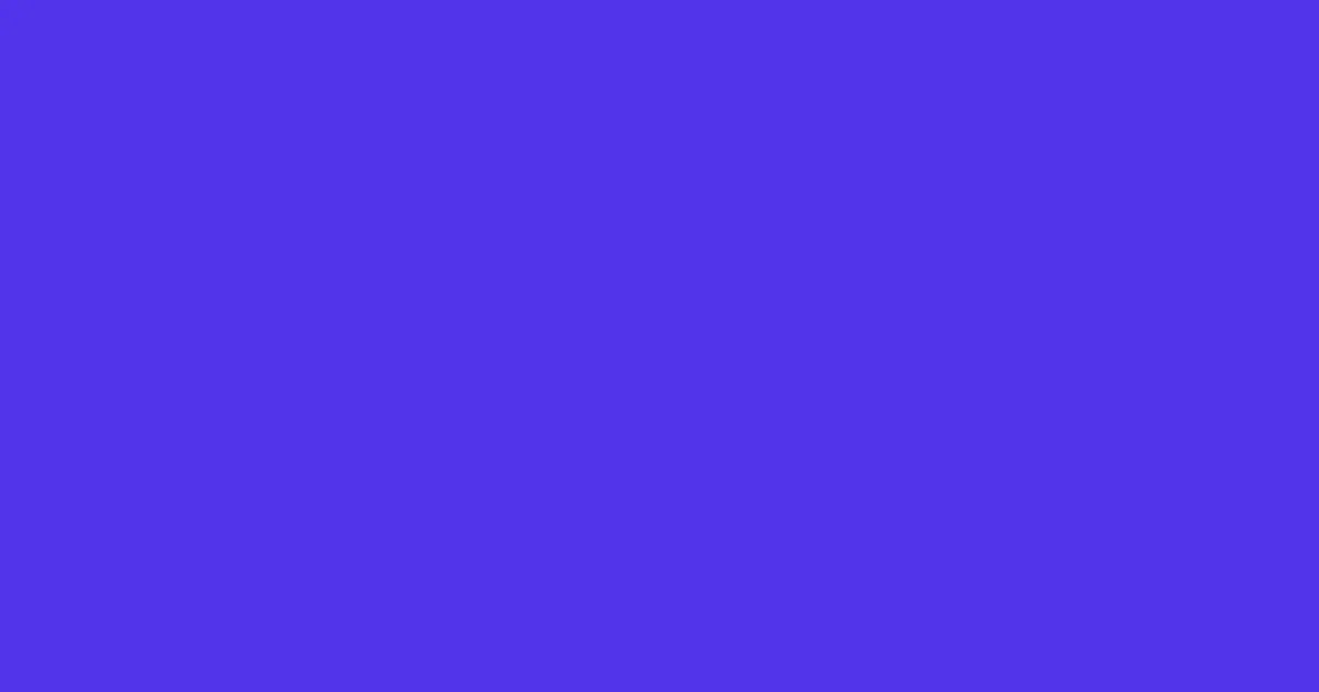 #5034ea royal blue color image