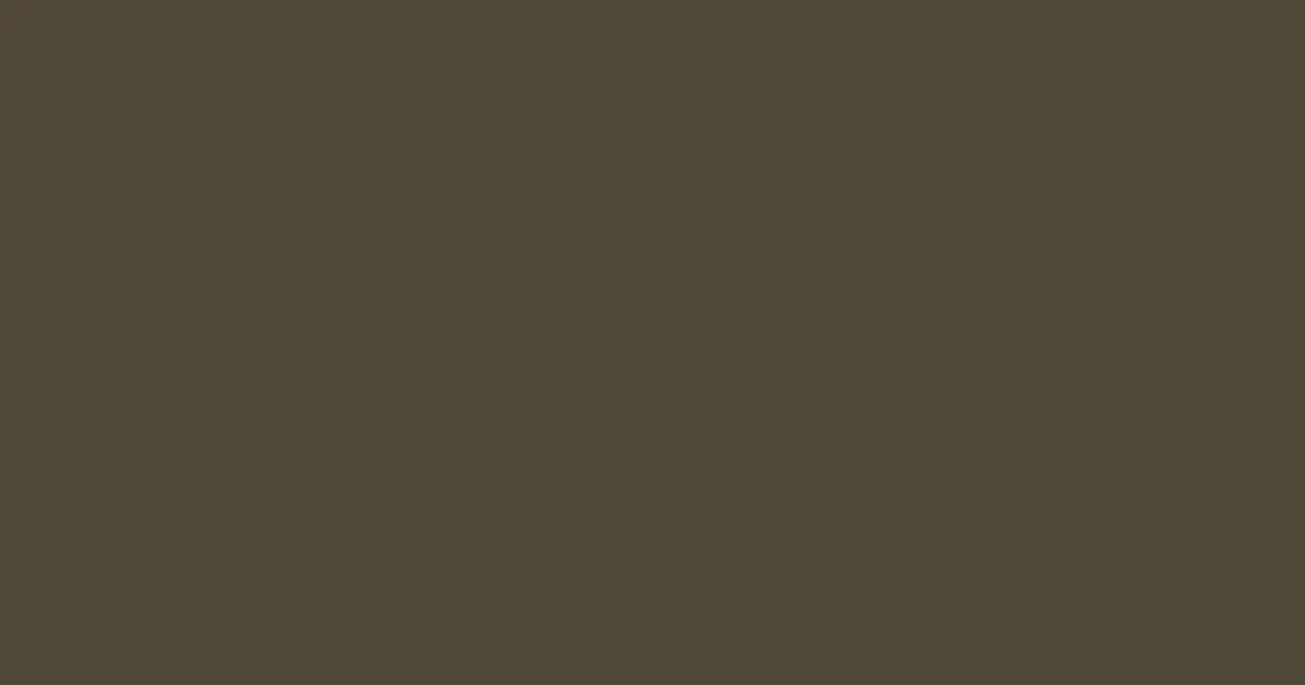 #504837 taupe color image