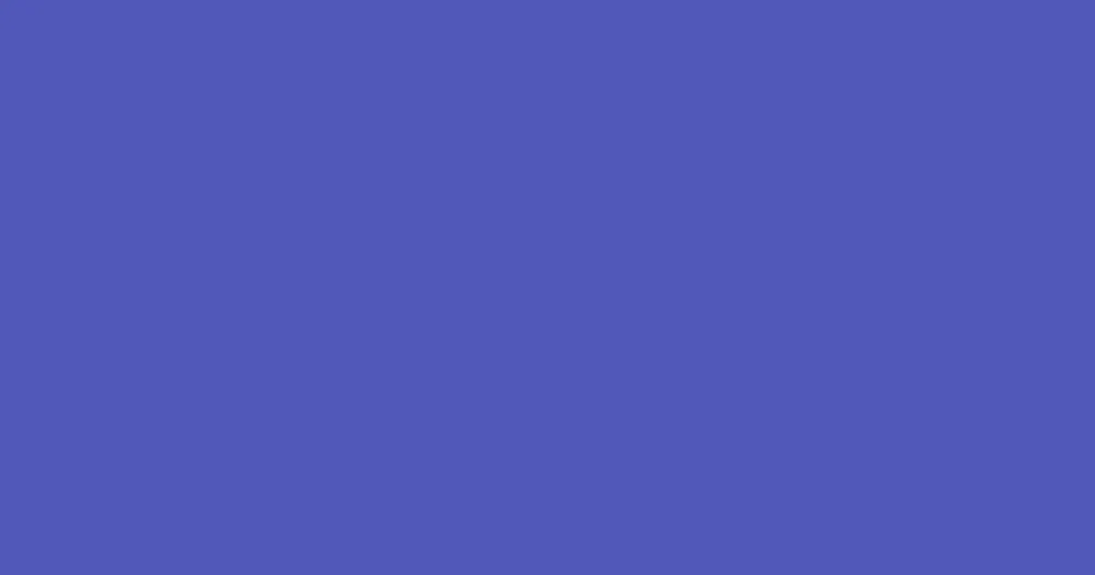#5057ba blue violet color image