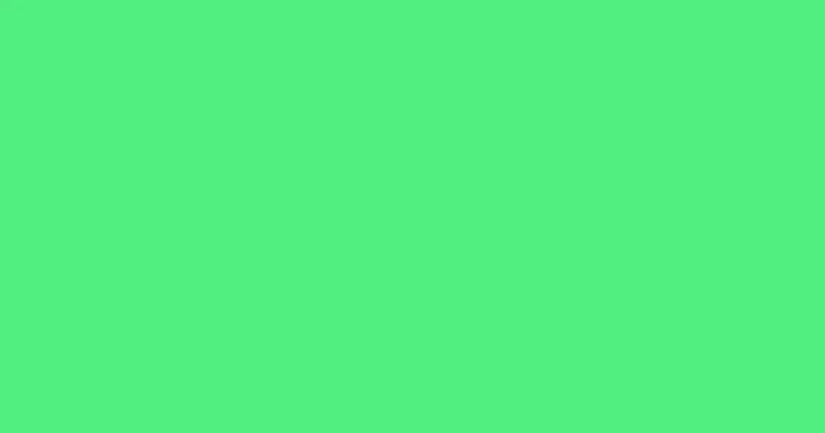 #50ee80 screamin' green color image