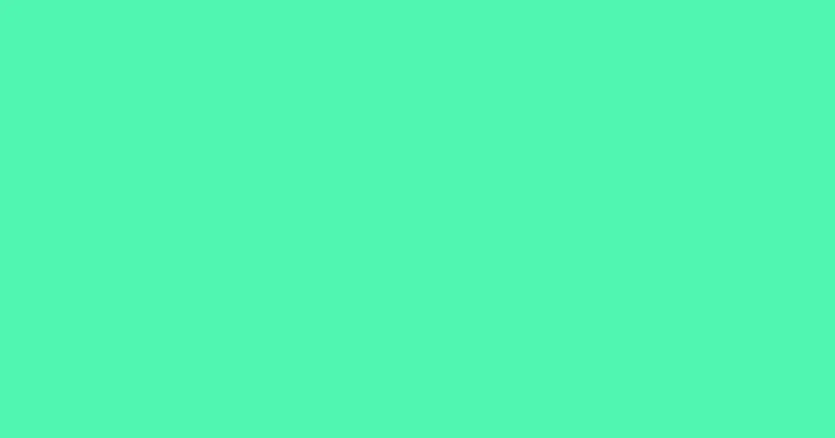 #50f7b1 aquamarine color image