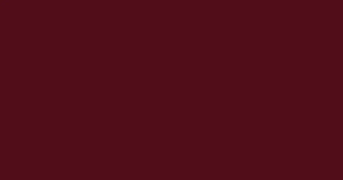 #510e1a maroon oak color image