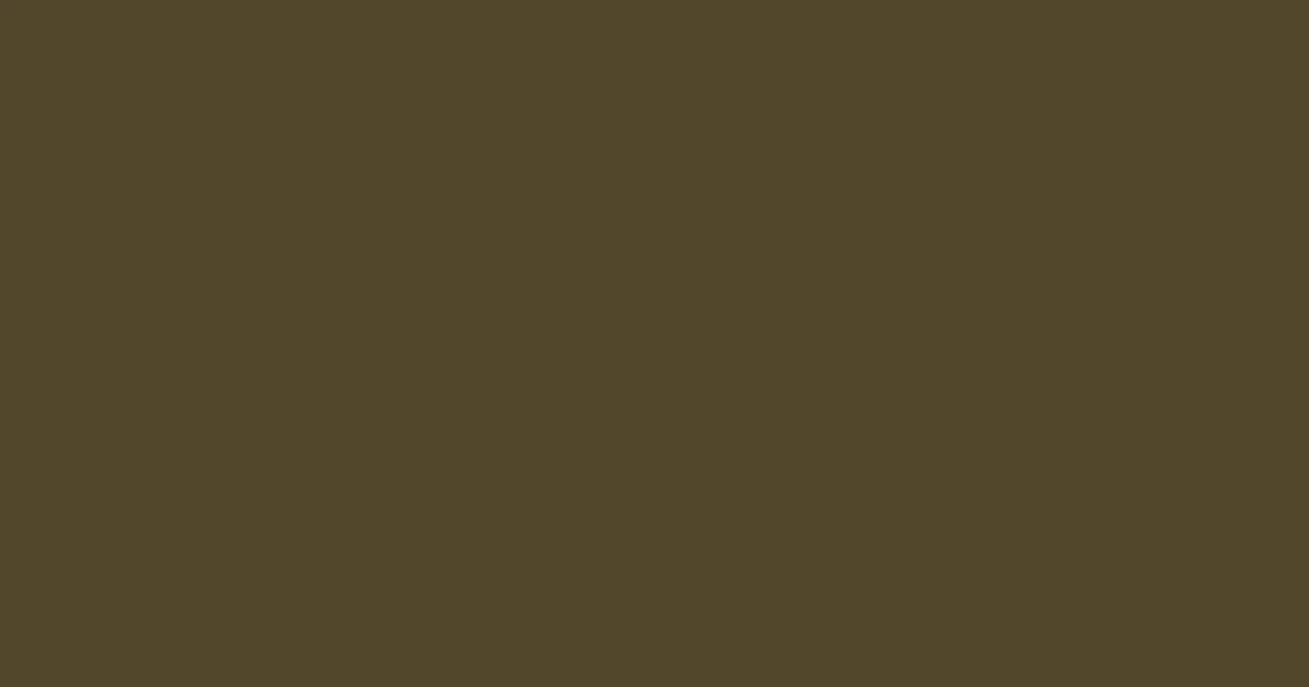 #51472a lisbon brown color image