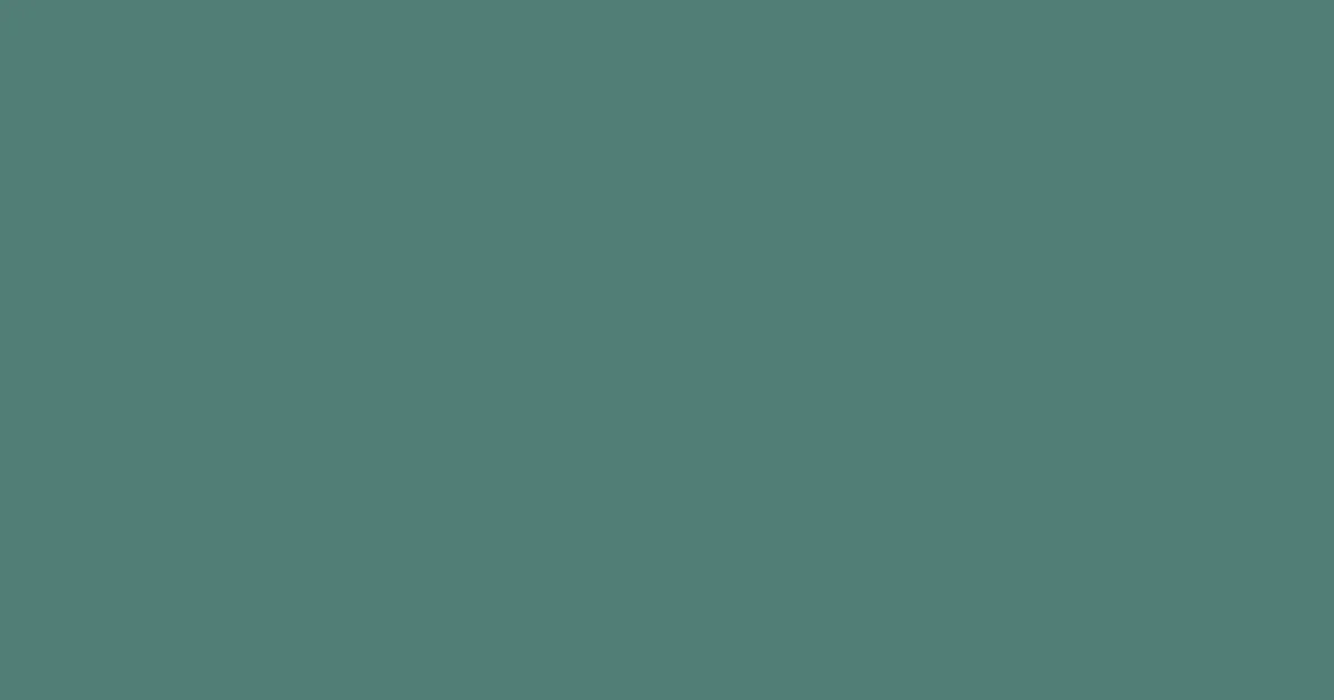 #517f75 wintergreen dream color image