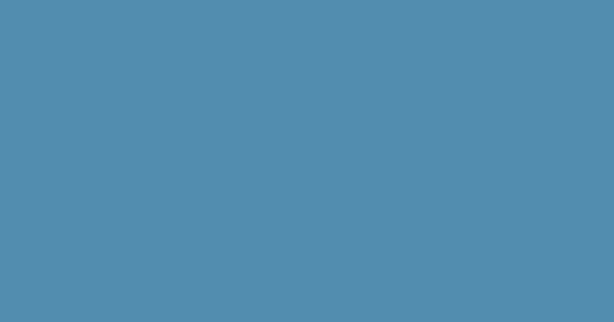 #518caf hippie blue color image