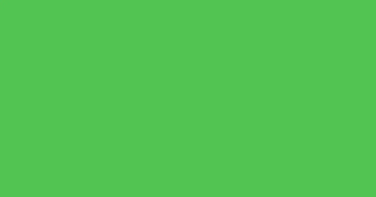 #51c451 emerald color image