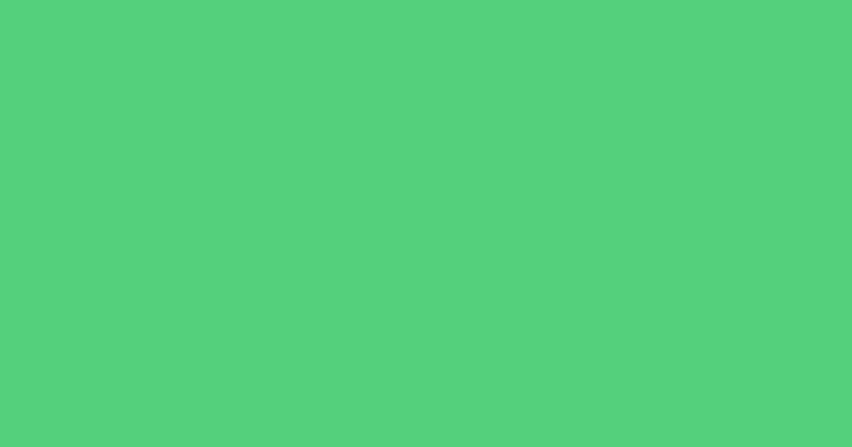 #51ce79 emerald color image