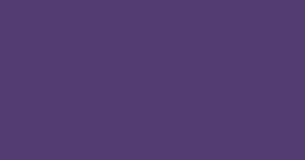 #523c70 cyber grape color image