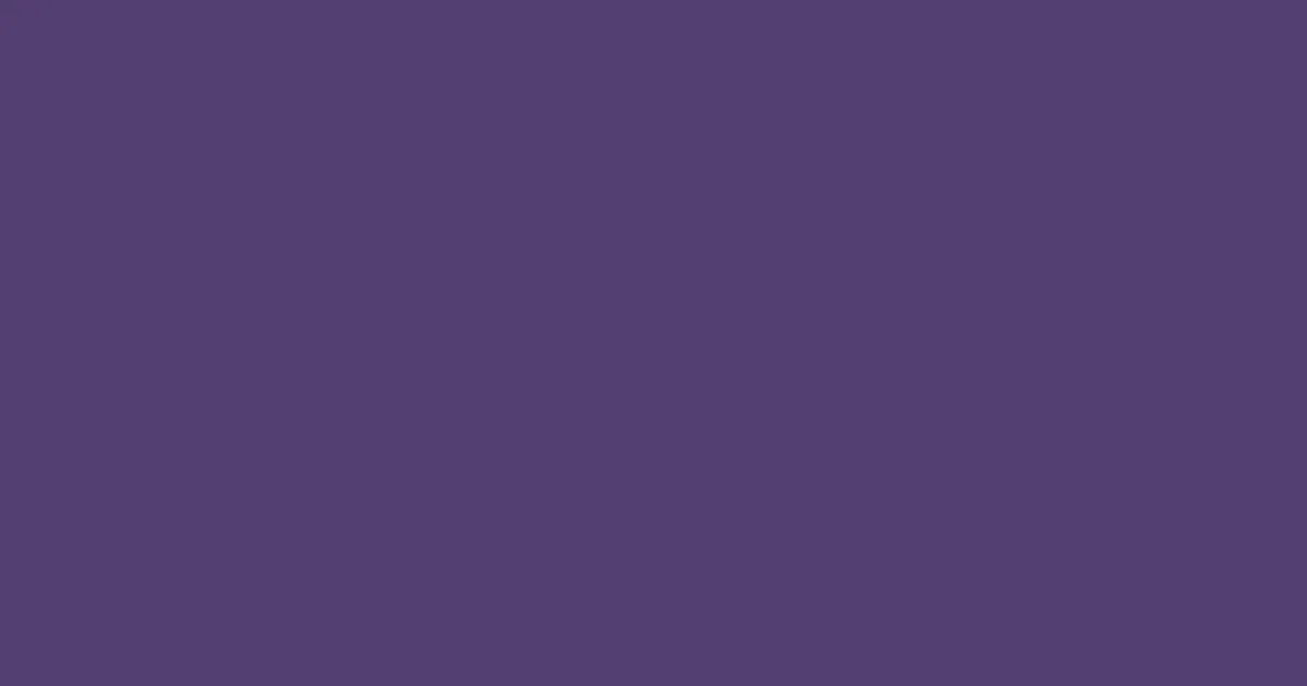 #523f70 cyber grape color image