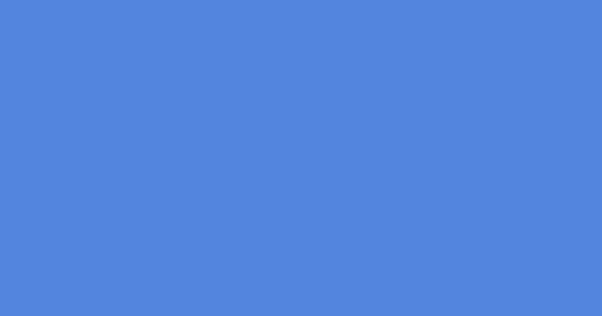 #5284df havelock blue color image