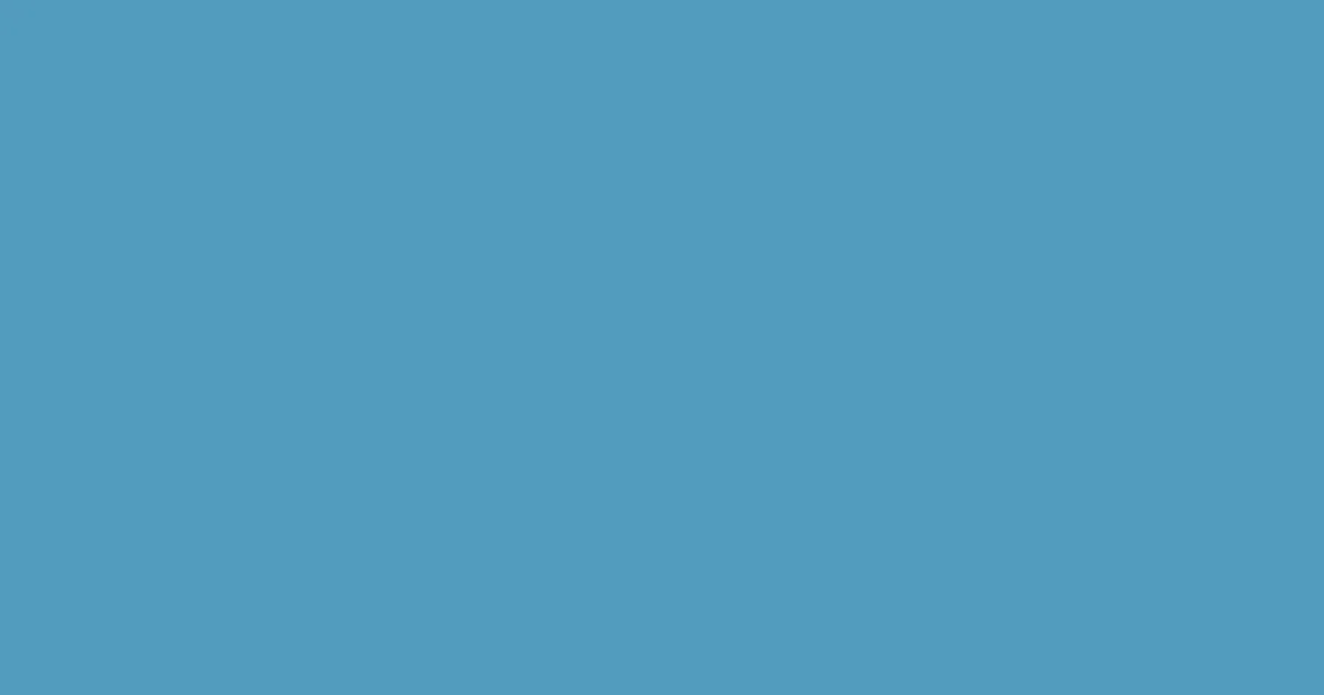 #529cbf fountain blue color image