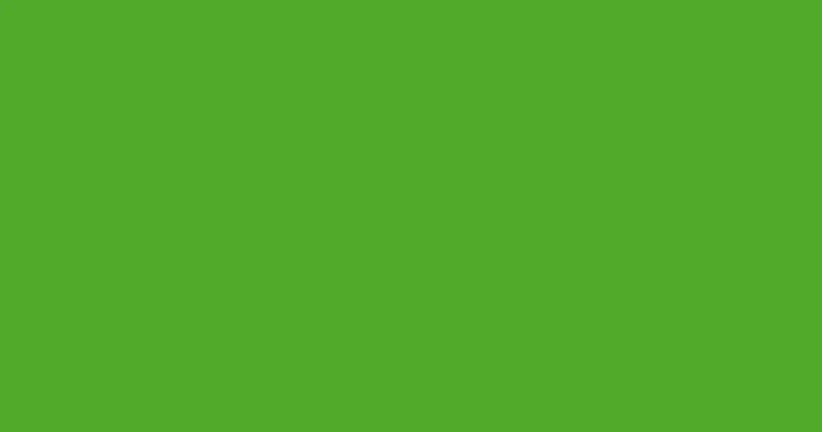 #52aa2a olive drab color image