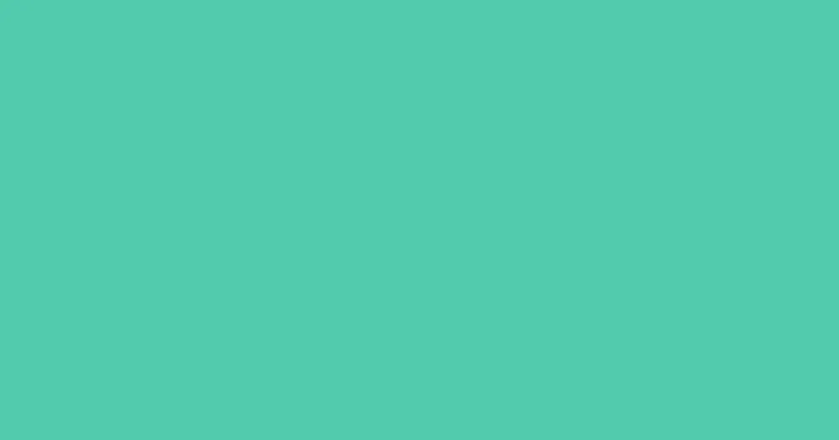 #52cbad shamrock color image
