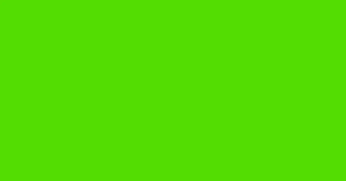 #52dd01 bright green color image