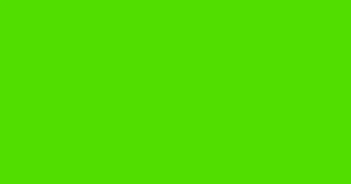 #52de00 bright green color image
