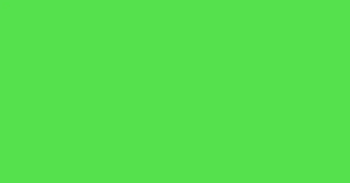 #52e14b pastel green color image
