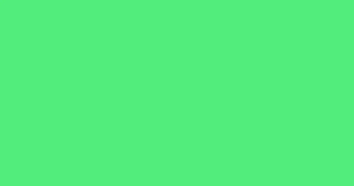 #52ee7b screamin' green color image