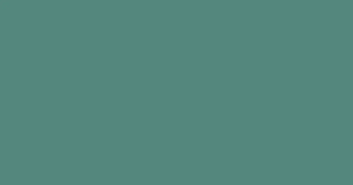 #53877c wintergreen dream color image