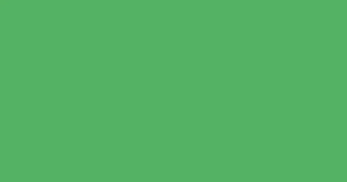 #53b362 fern color image