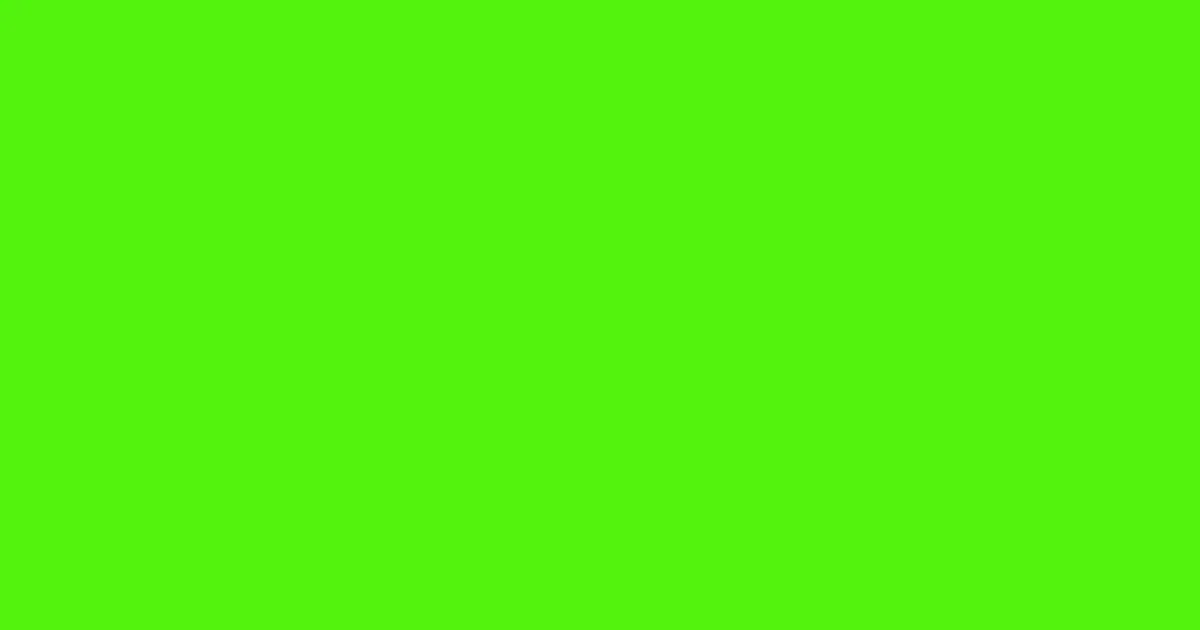 #53f30e bright green color image