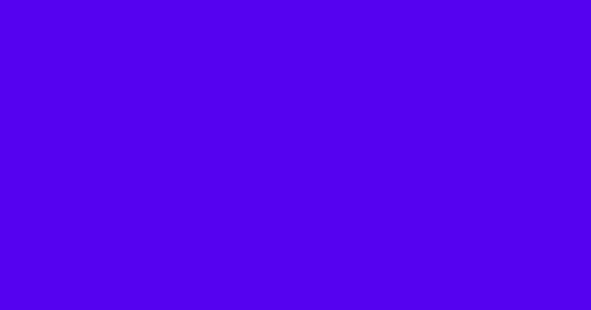 #5402f0 electric violet color image
