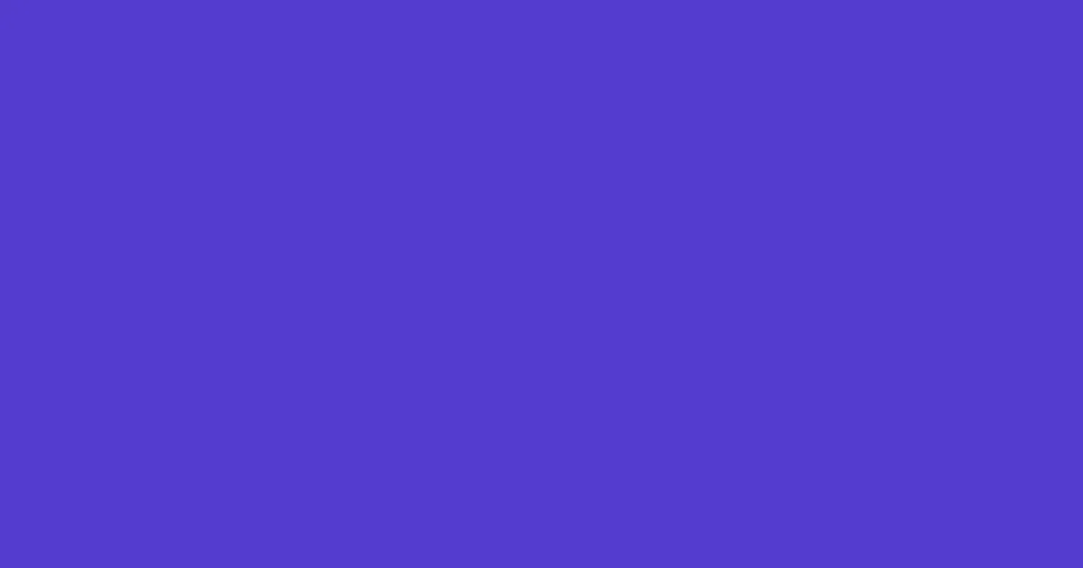 #543bce purple heart color image