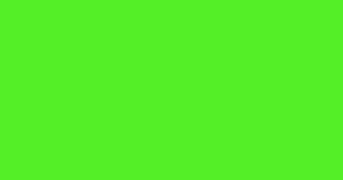 #54f027 bright green color image