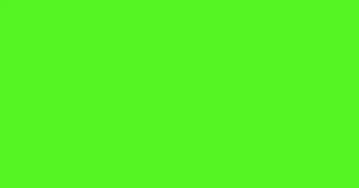 #54f323 bright green color image