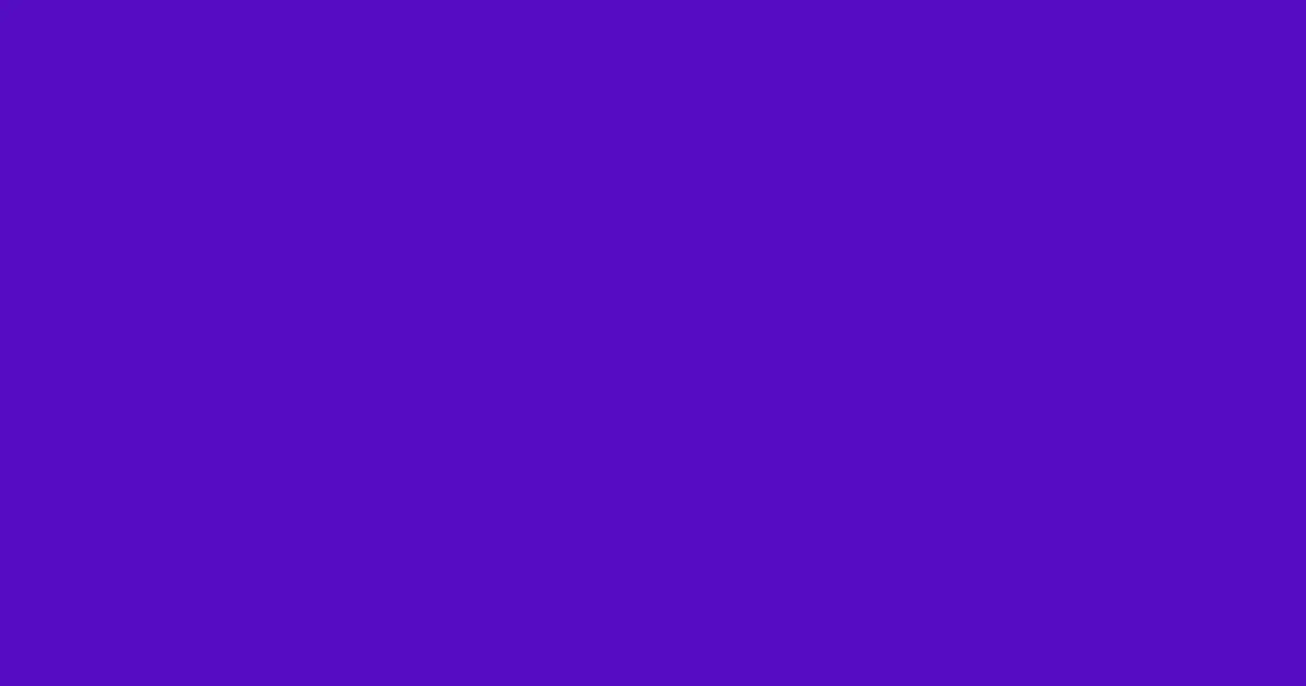 #550dc2 purple color image