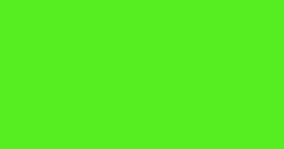 #55ee1f bright green color image