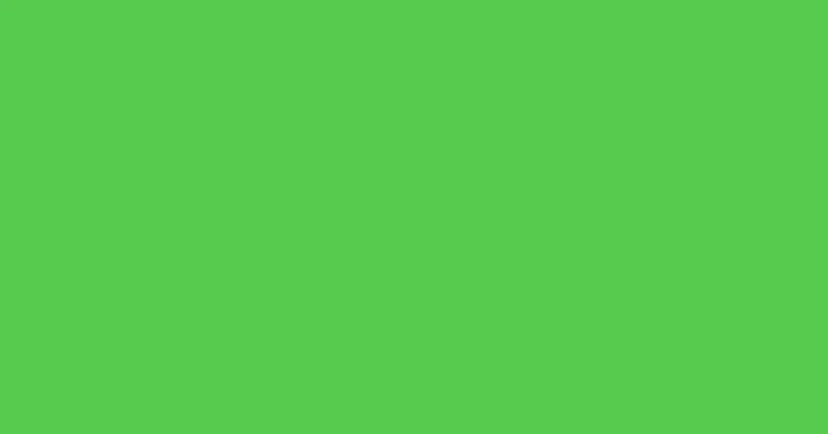 #56cb4c emerald color image