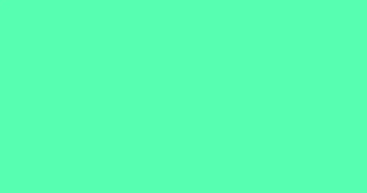 #56feb2 aquamarine color image