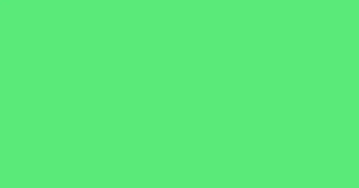 #57e979 caribbean green pearl color image