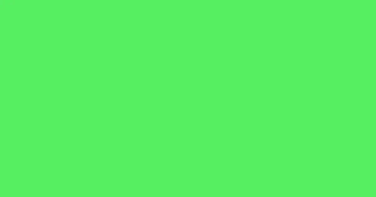 #57ed62 screamin' green color image