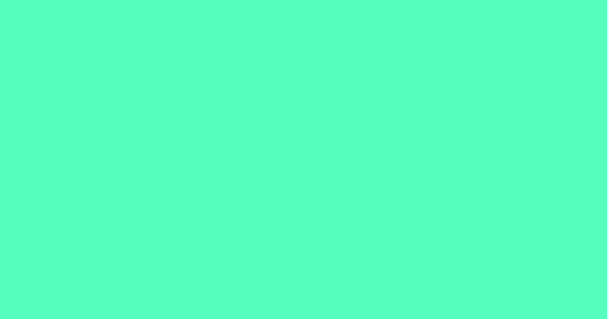 #57fdbb aquamarine color image