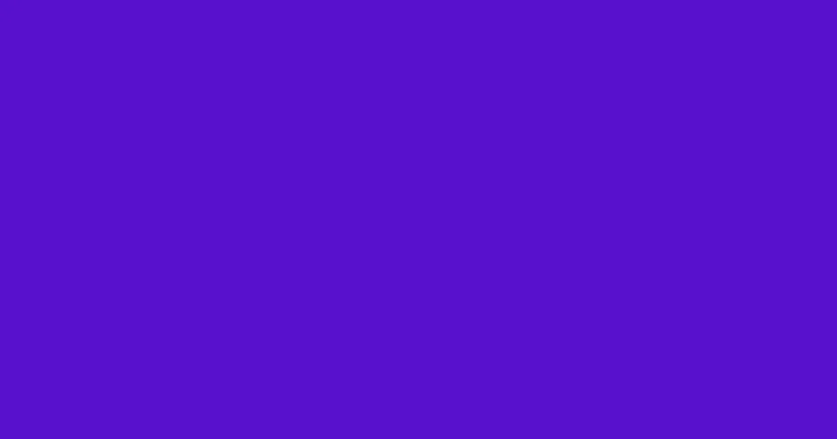 #5810cc purple heart color image