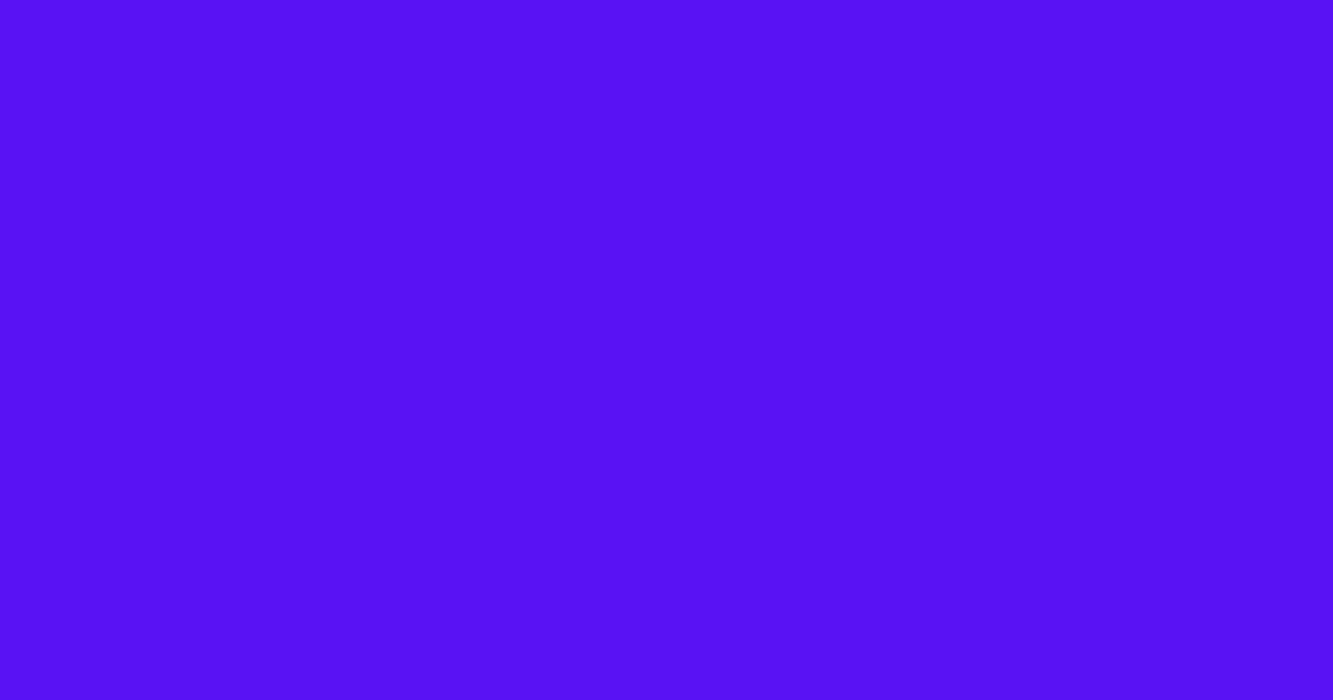 #5812f5 electric violet color image