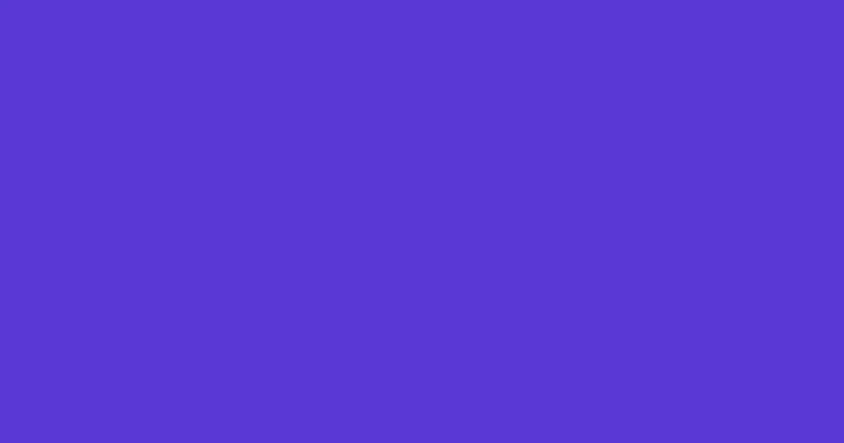 #5838d5 purple heart color image
