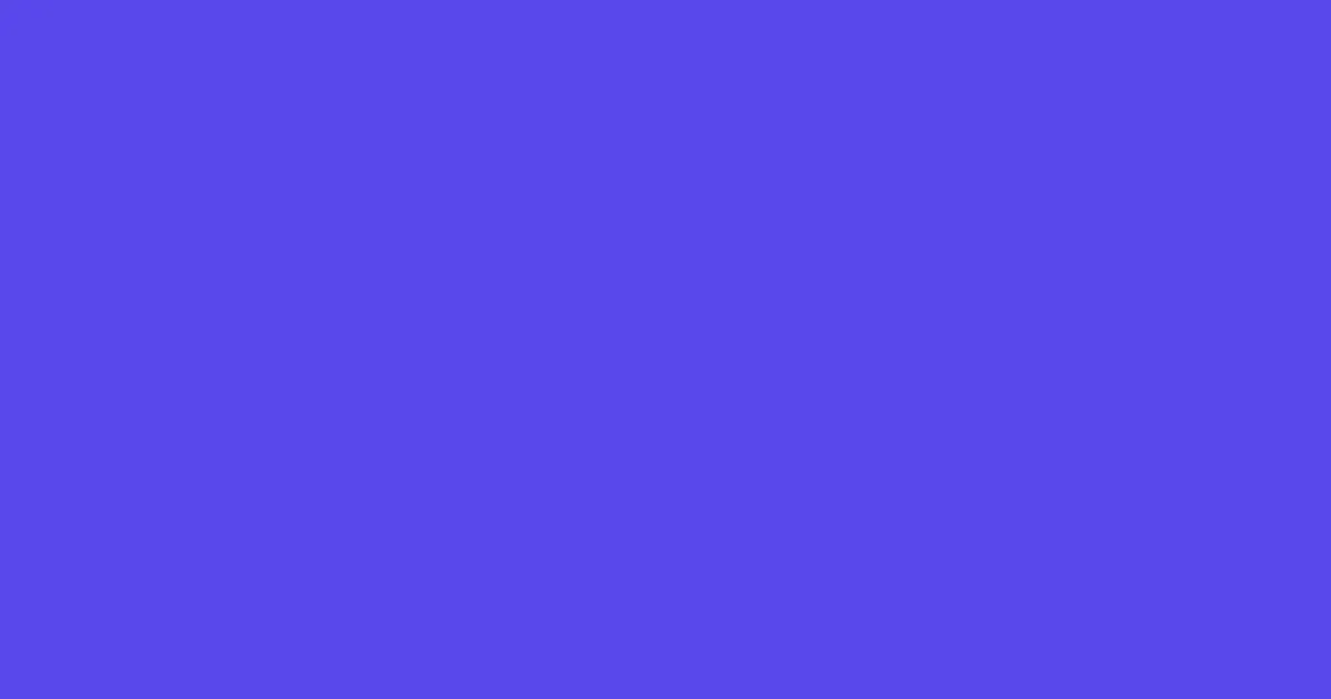 #5848ea royal blue color image