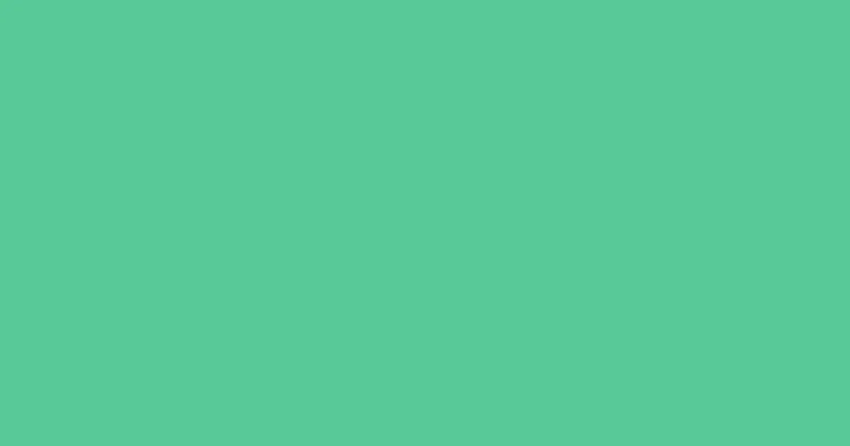 #58ca97 ocean green pearl color image