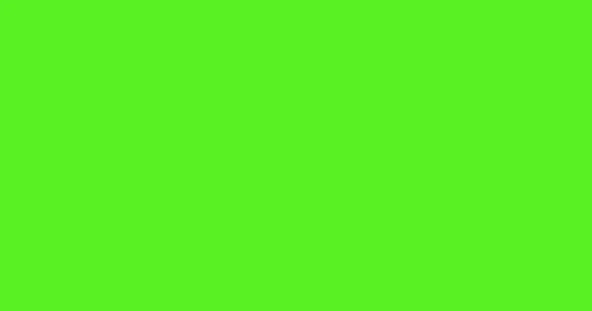 #58f123 bright green color image