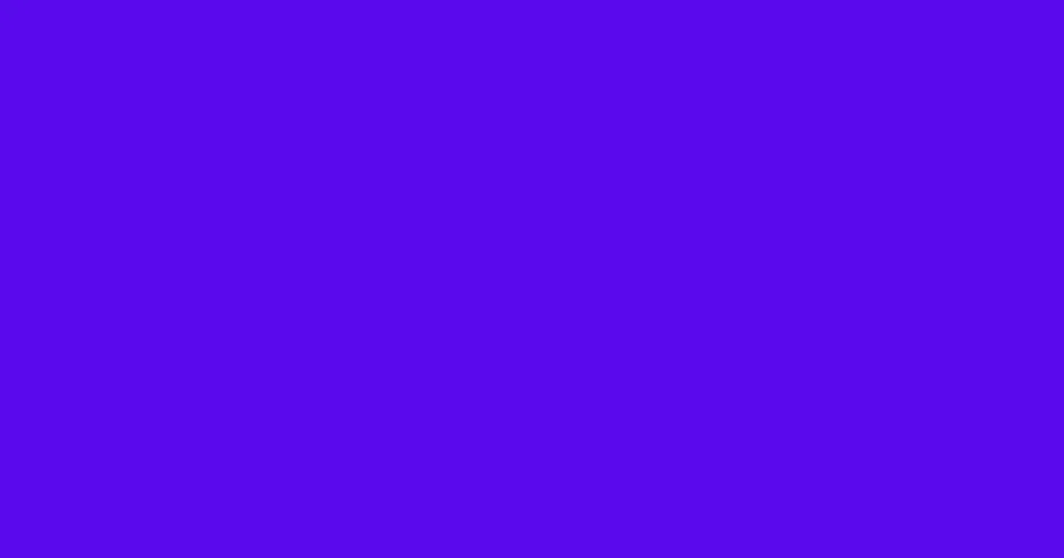 #590aee electric violet color image