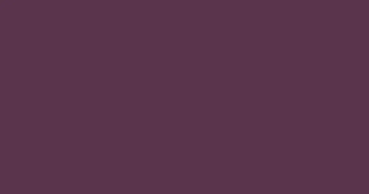 #59344c eggplant color image
