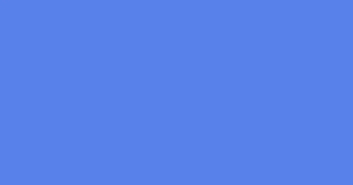 #5982ea cornflower blue color image