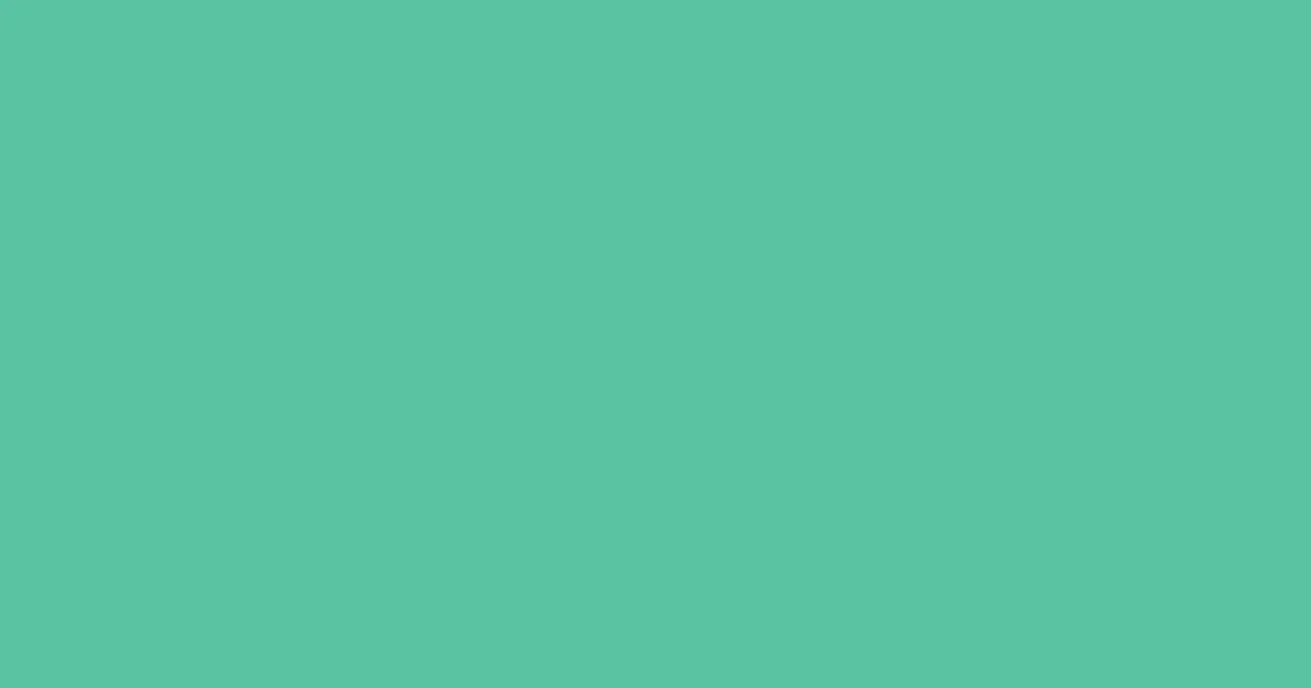 #59c3a1 ocean green pearl color image