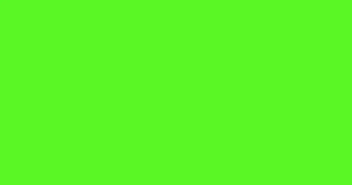 #59f725 bright green color image