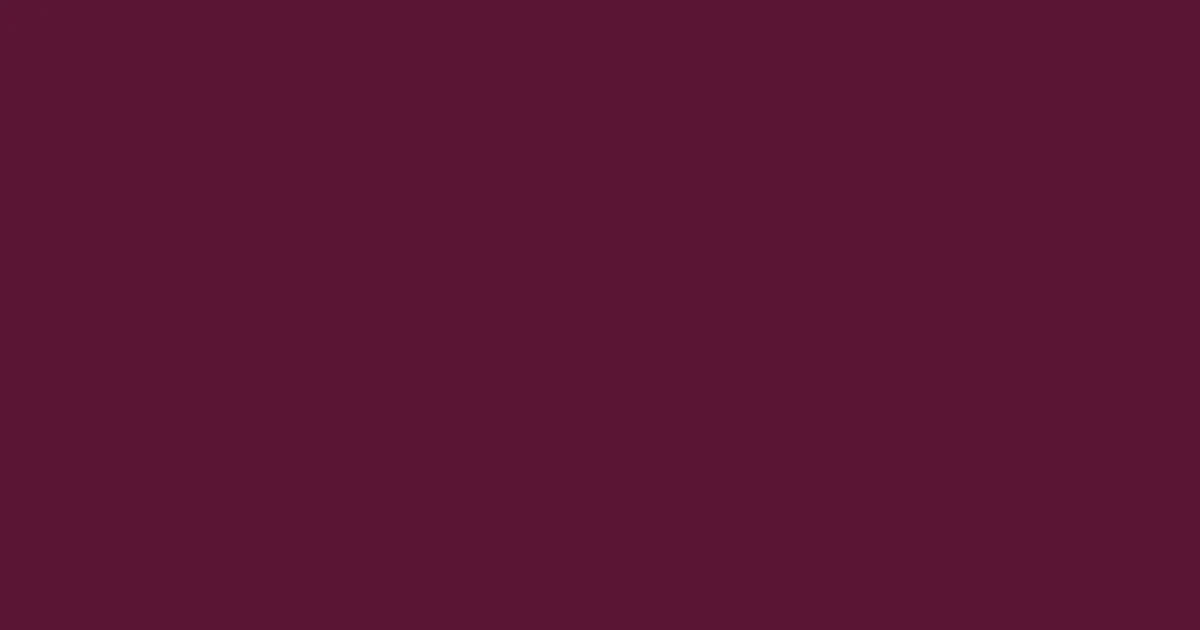 #5a1535 wine berry color image