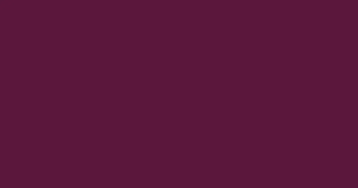#5a173b wine berry color image