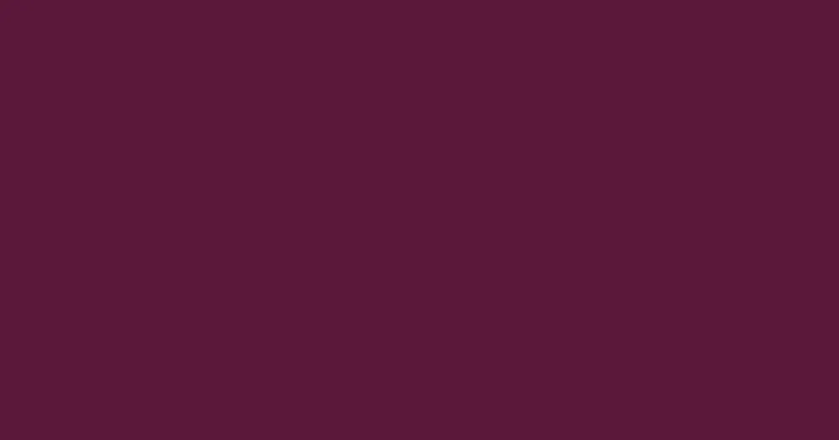 #5a1839 wine berry color image