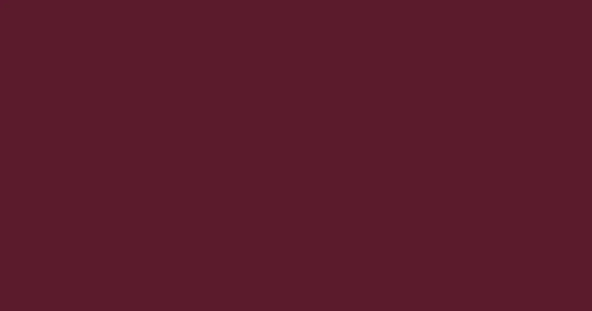 #5a1b2c wine berry color image